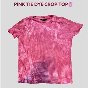 PINK CROP TOP
